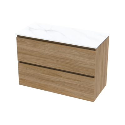 Pinnacle Pro Arctic 1000 Double Drawer Wall Vanity