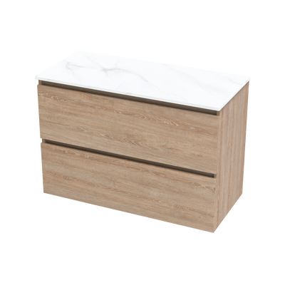 Pinnacle Pro Arctic 1000 Double Drawer Wall Vanity