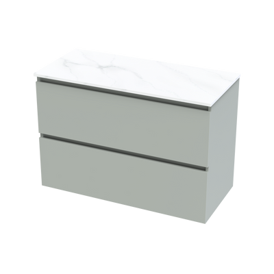 Pinnacle Pro Arctic 1000 Double Drawer Wall Vanity