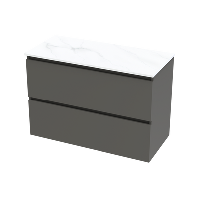 Pinnacle Pro Arctic 1000 Double Drawer Wall Vanity