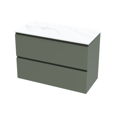 Pinnacle Pro Arctic 1000 Double Drawer Wall Vanity