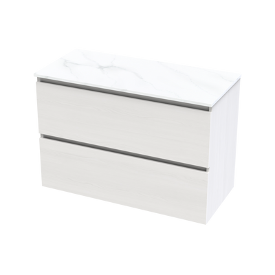 Pinnacle Pro Arctic 1000 Double Drawer Wall Vanity