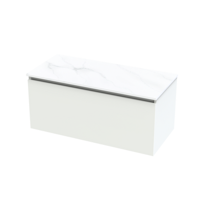 Pinnacle Pro Arctic 1000 Single Drawer Wall Vanity