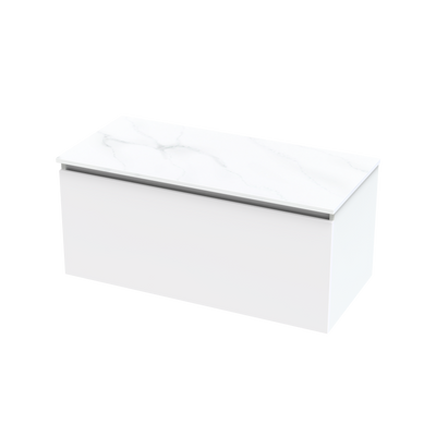 Pinnacle Pro Arctic 1000 Single Drawer Wall Vanity