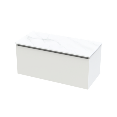 Pinnacle Pro Arctic 1000 Single Drawer Wall Vanity