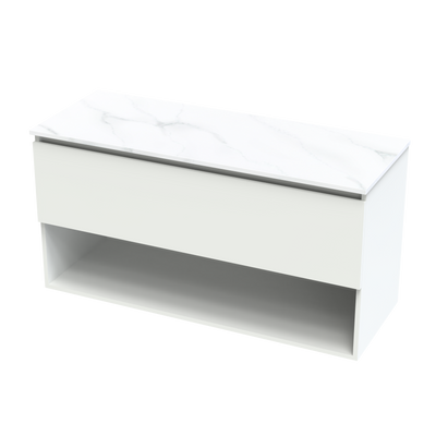 Pinnacle Pro Arctic 1200 Drawer Open Wall Vanity