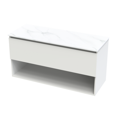 Pinnacle Pro Arctic 1200 Drawer Open Wall Vanity