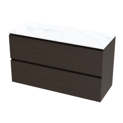 Pinnacle Pro Arctic 1200 Double Drawer Wall Vanity