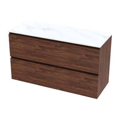 Pinnacle Pro Arctic 1200 Double Drawer Wall Vanity