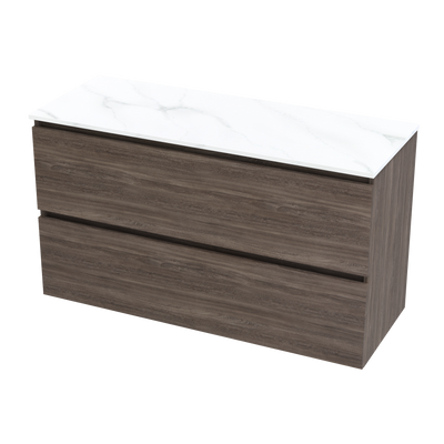 Pinnacle Pro Arctic 1200 Double Drawer Wall Vanity