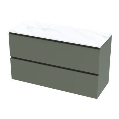 Pinnacle Pro Arctic 1200 Double Drawer Wall Vanity