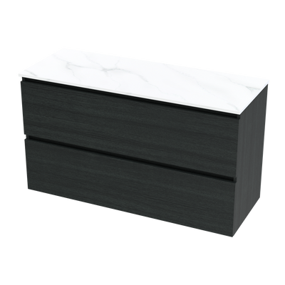 Pinnacle Pro Arctic 1200 Double Drawer Wall Vanity