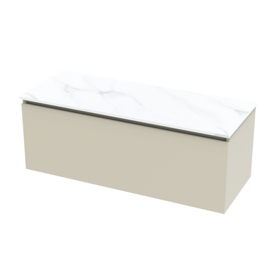 Pinnacle Pro Arctic 1200 Single Drawer Wall Vanity