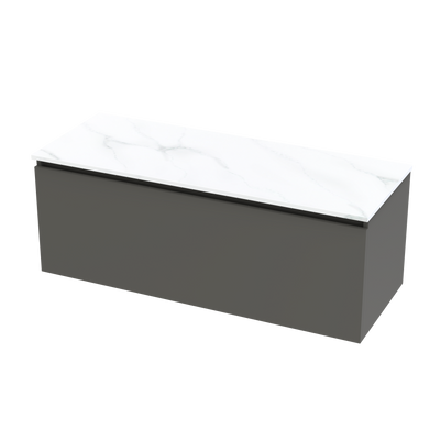 Pinnacle Pro Arctic 1200 Single Drawer Wall Vanity