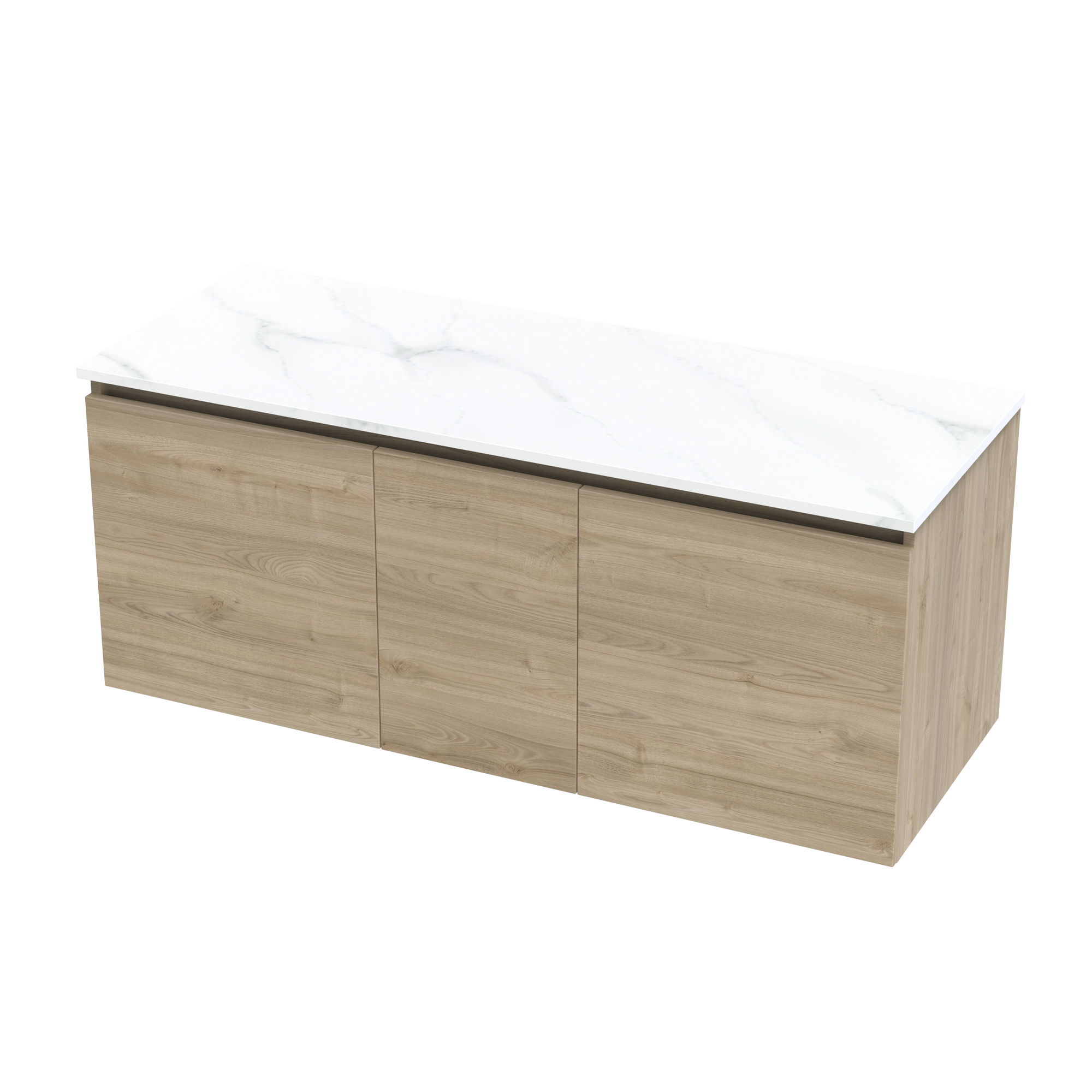 Pinnacle Pro Arctic 1200 Double Bowl Classic Wall Vanity