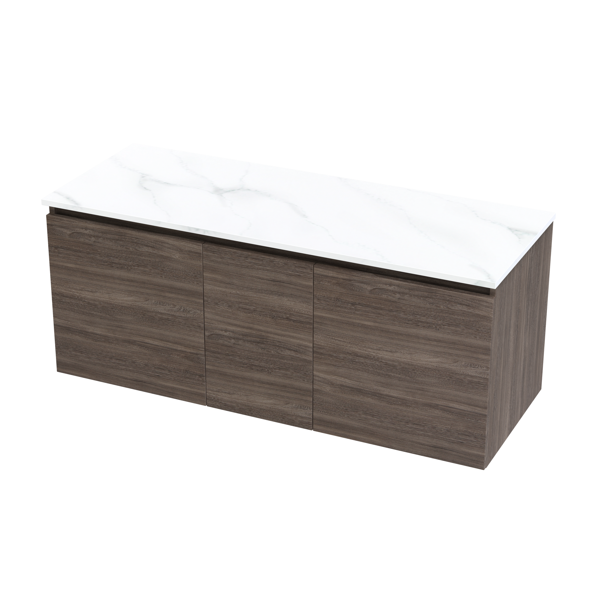 Pinnacle Pro Arctic 1200 Double Bowl Classic Wall Vanity