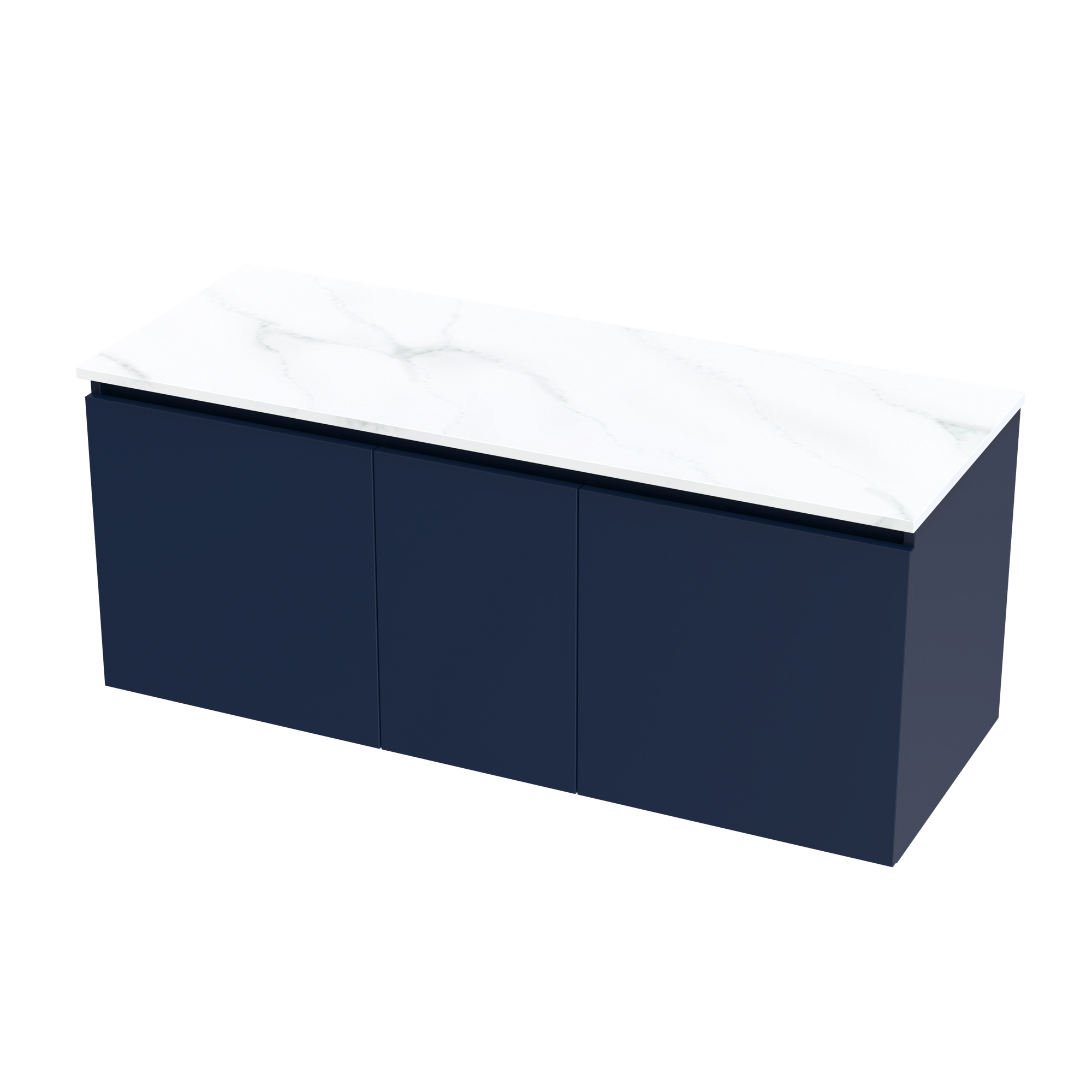 Pinnacle Pro Arctic 1200 Double Bowl Classic Wall Vanity