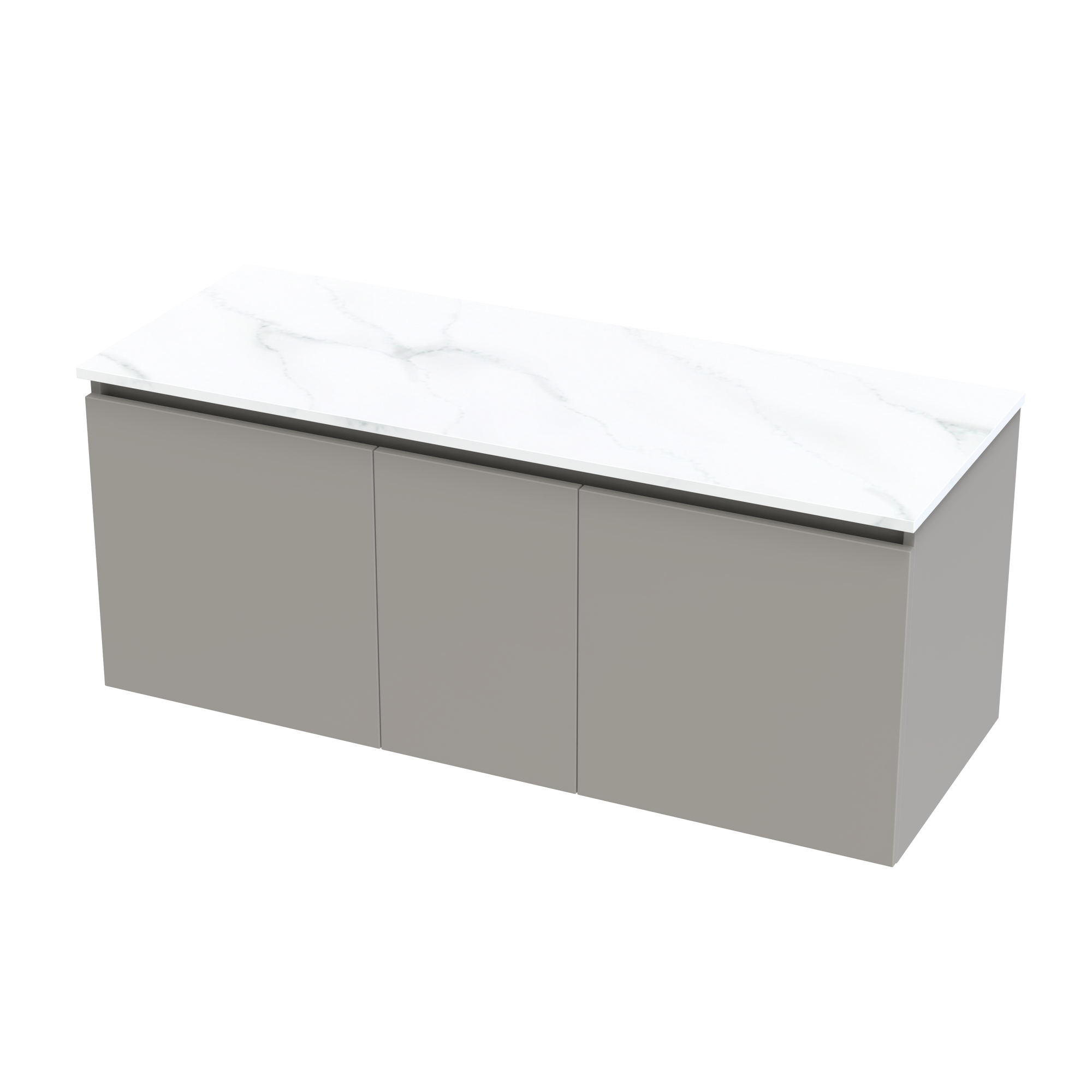 Pinnacle Pro Arctic 1200 Double Bowl Classic Wall Vanity