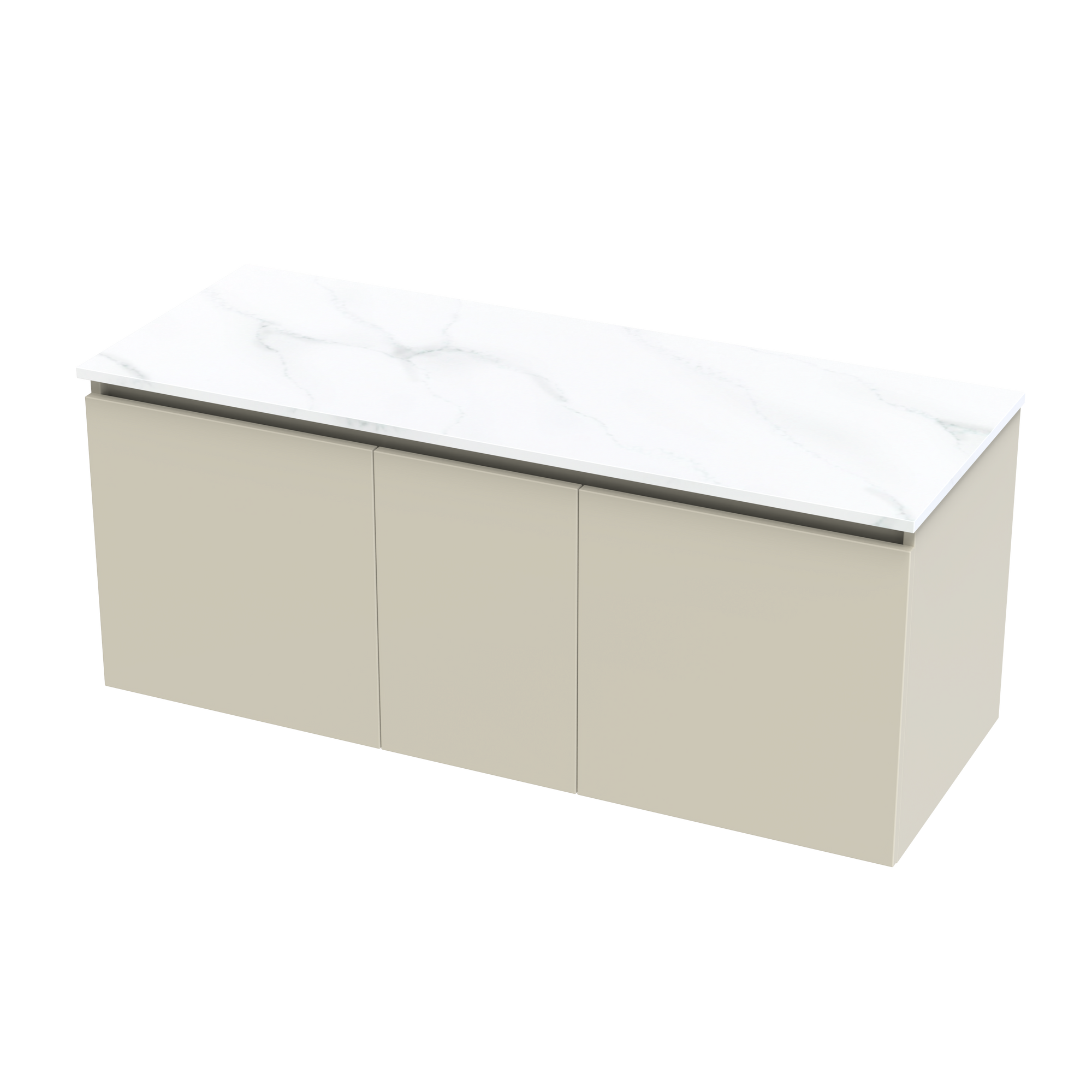 Pinnacle Pro Arctic 1200 Double Bowl Classic Wall Vanity