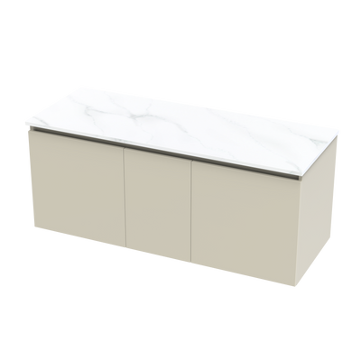 Pinnacle Pro Arctic 1200 Double Bowl Classic Wall Vanity