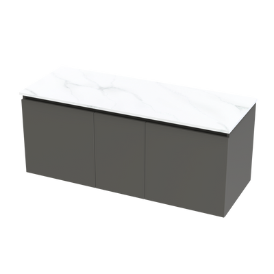Pinnacle Pro Arctic 1200 Double Bowl Classic Wall Vanity