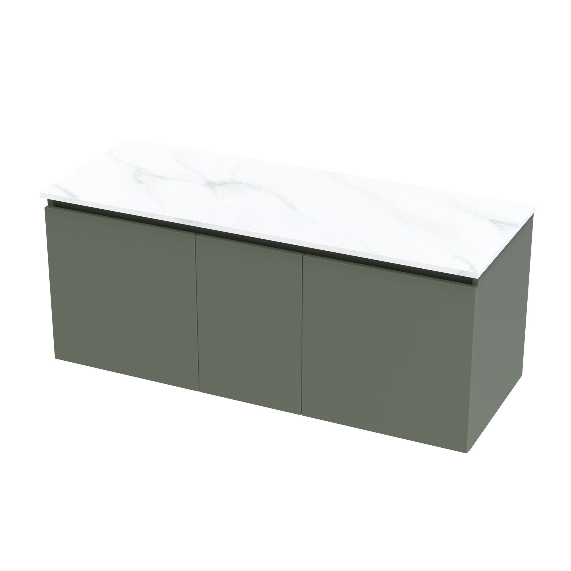 Pinnacle Pro Arctic 1200 Double Bowl Classic Wall Vanity