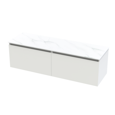 Pinnacle Pro Arctic 1500 Double Bowl Classic Wall Vanity