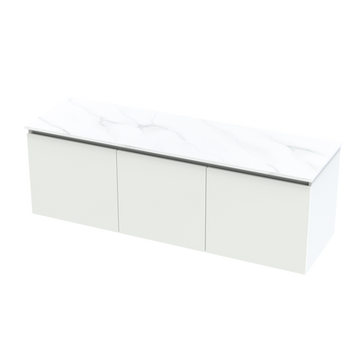 Pinnacle Pro Arctic 1500 Double Bowl Classic Wall Vanity