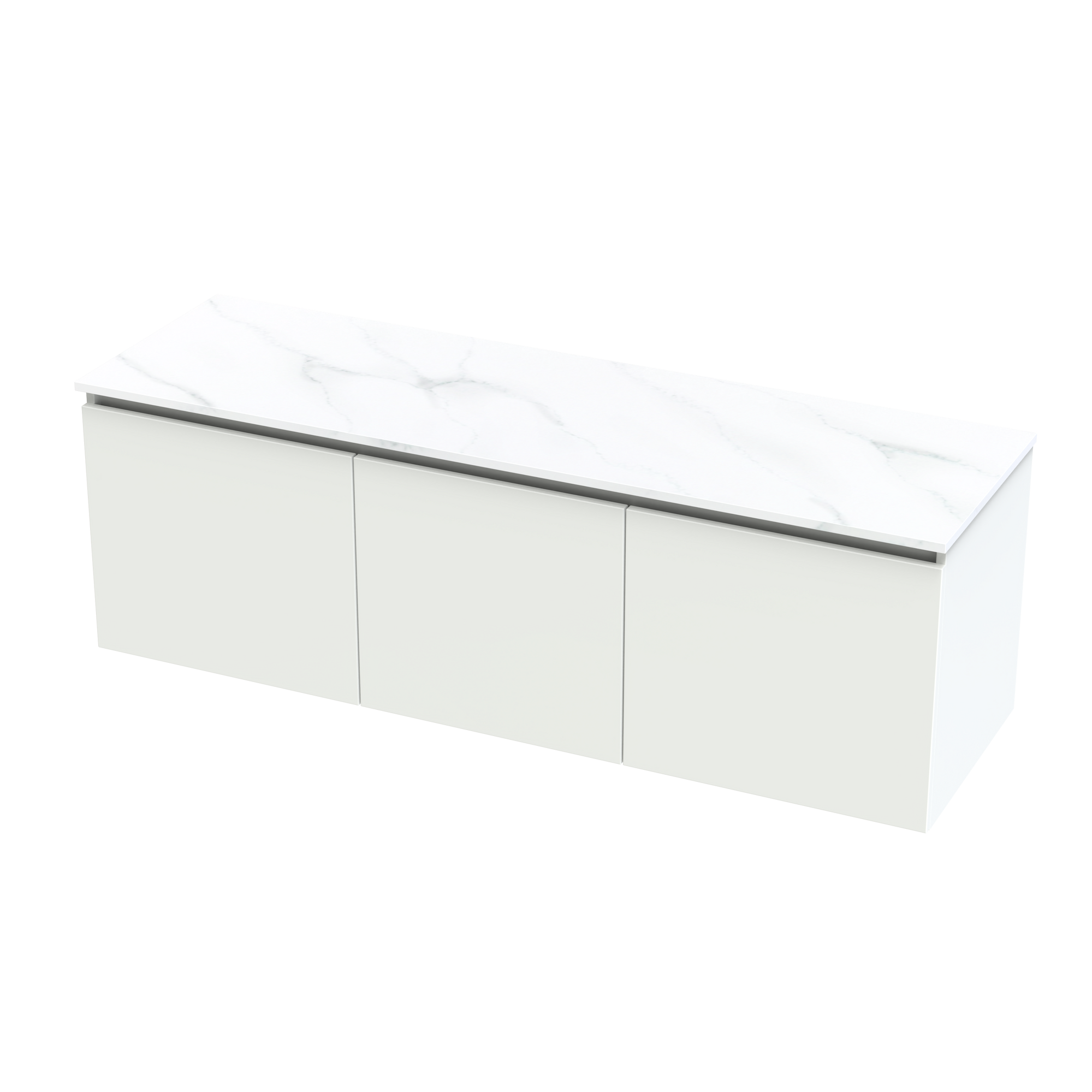 Pinnacle Pro Arctic 1500 Double Bowl Classic Wall Vanity