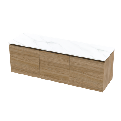 Pinnacle Pro Arctic 1500 Double Bowl Classic Wall Vanity