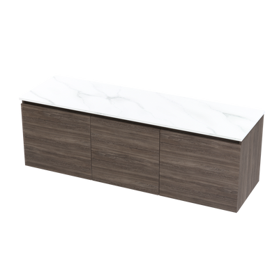 Pinnacle Pro Arctic 1500 Double Bowl Classic Wall Vanity