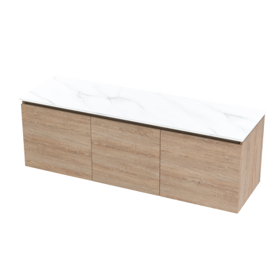 Pinnacle Pro Arctic 1500 Double Bowl Classic Wall Vanity