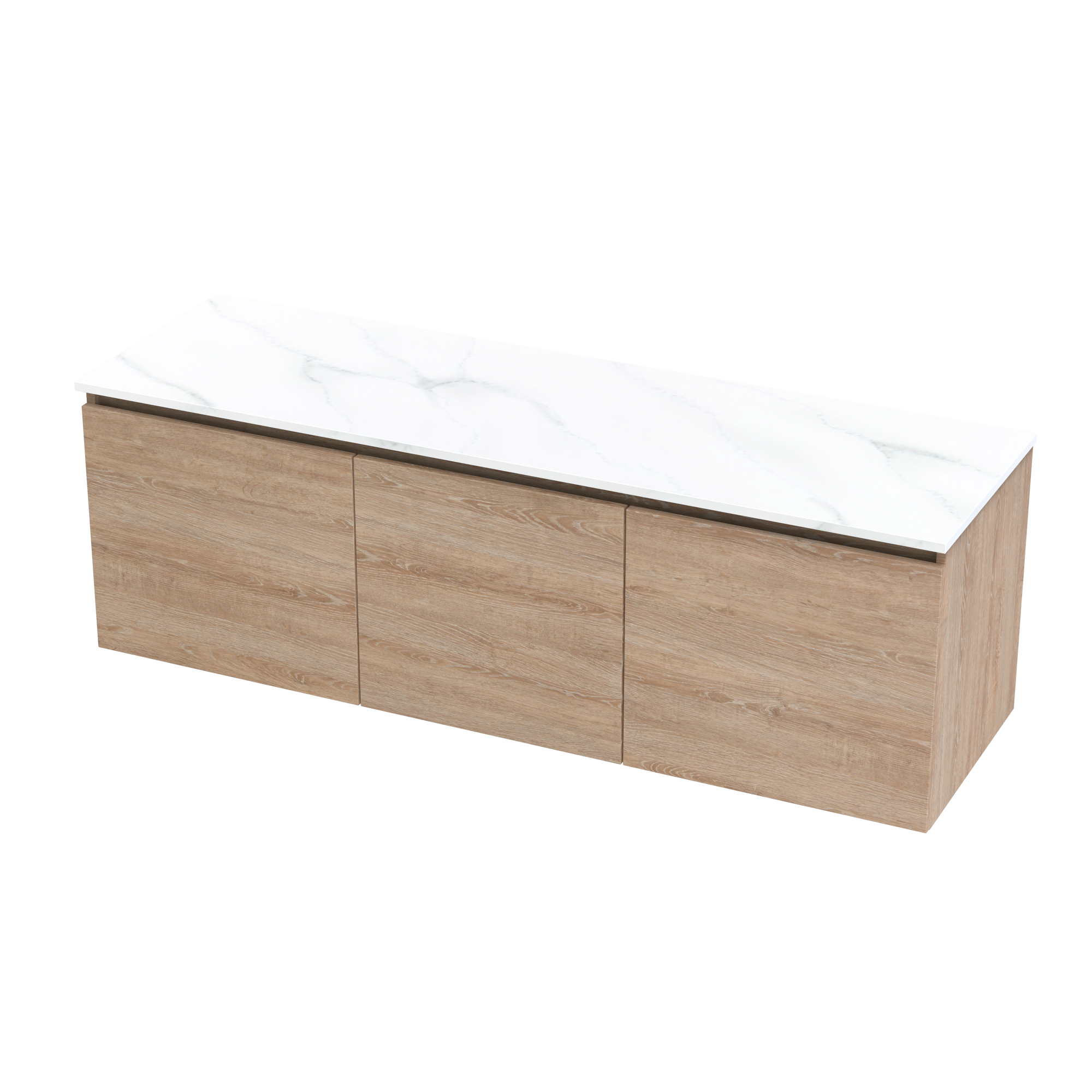 Pinnacle Pro Arctic 1500 Double Bowl Classic Wall Vanity
