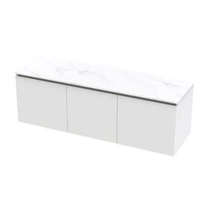 Pinnacle Pro Arctic 1500 Double Bowl Classic Wall Vanity