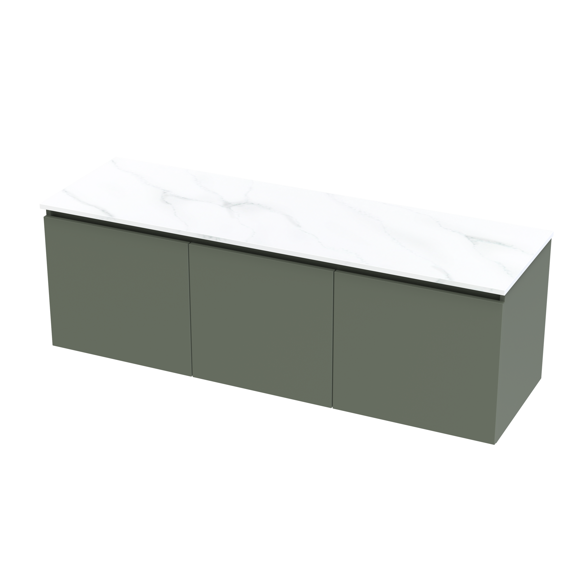 Pinnacle Pro Arctic 1500 Double Bowl Classic Wall Vanity