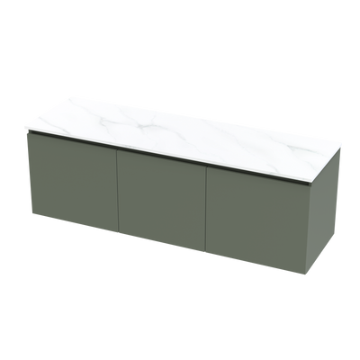 Pinnacle Pro Arctic 1500 Double Bowl Classic Wall Vanity