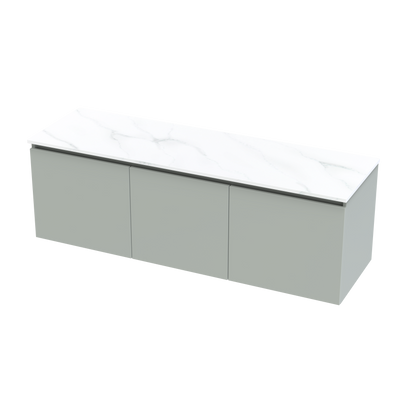 Pinnacle Pro Arctic 1500 Double Bowl Classic Wall Vanity