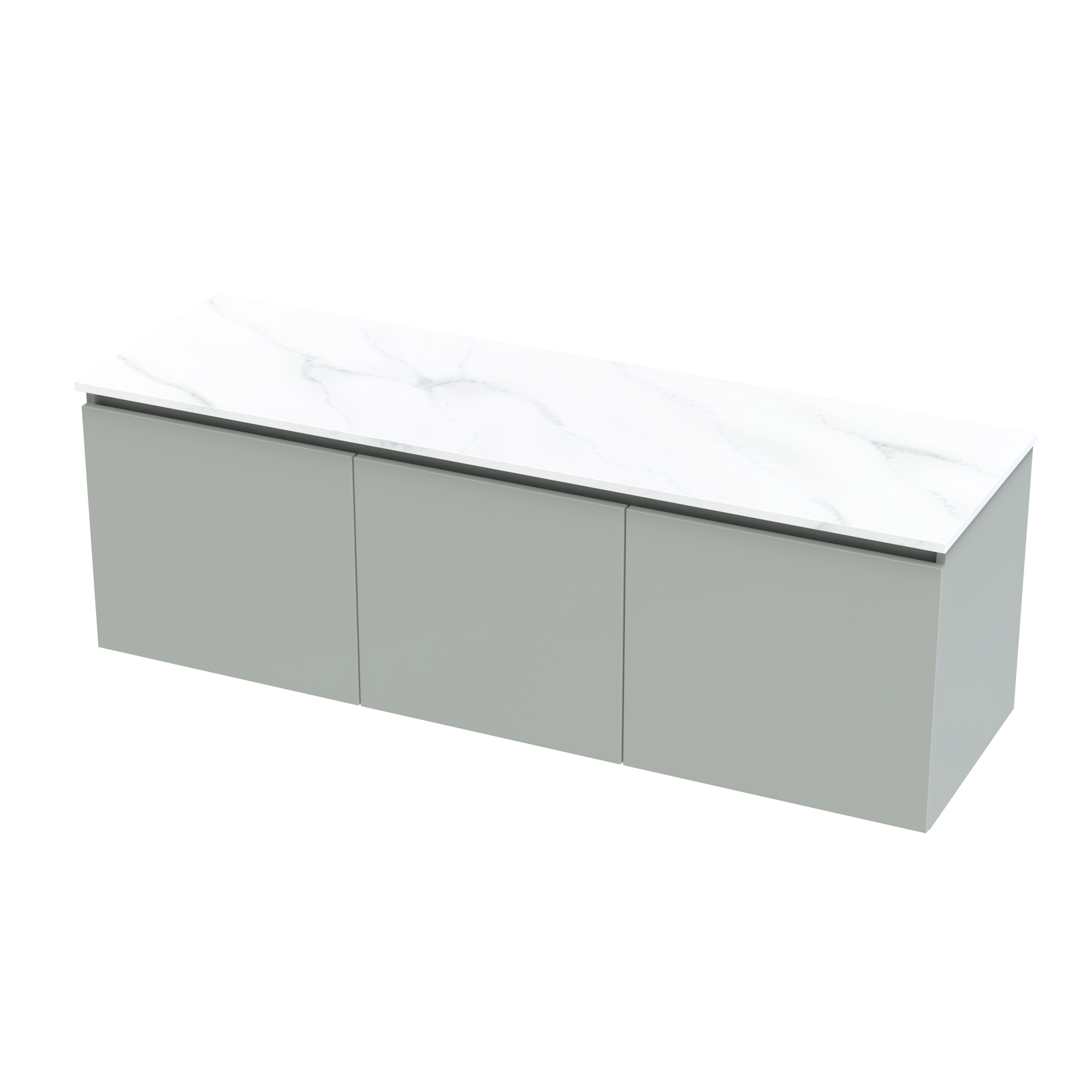 Pinnacle Pro Arctic 1500 Double Bowl Classic Wall Vanity