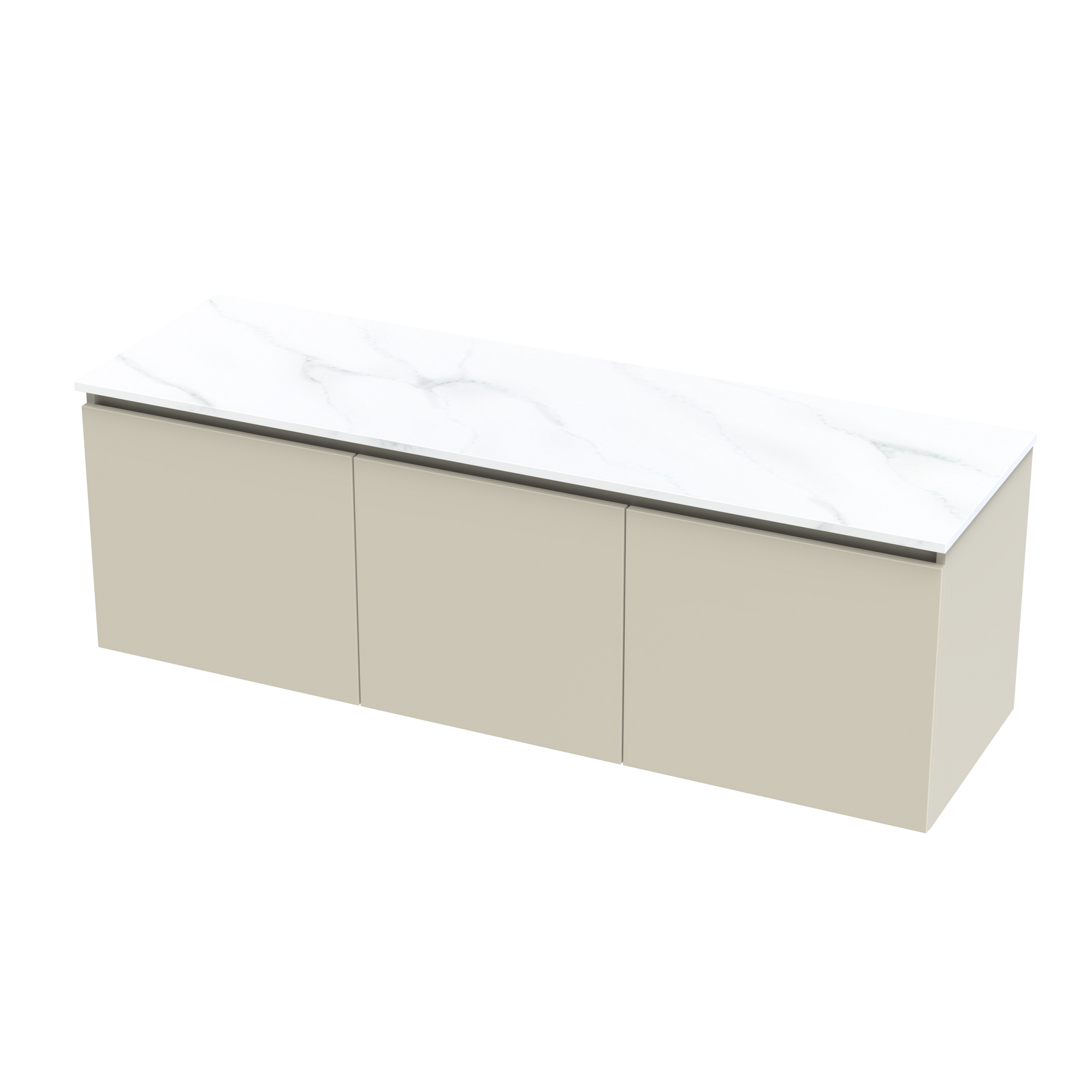 Pinnacle Pro Arctic 1500 Double Bowl Classic Wall Vanity