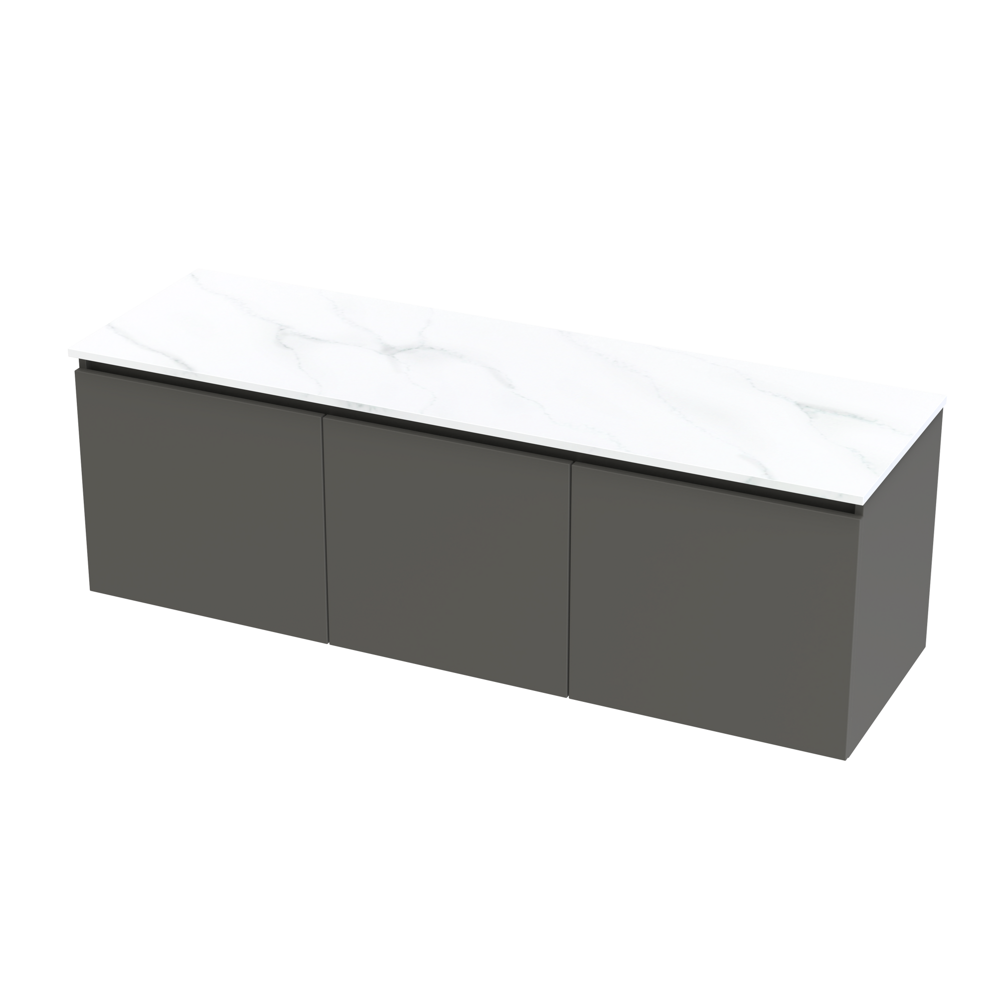 Pinnacle Pro Arctic 1500 Double Bowl Classic Wall Vanity