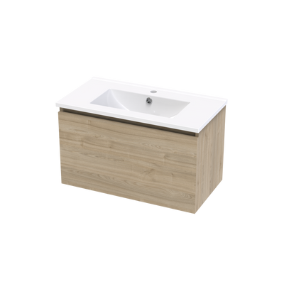 Pinnacle Slim Single Drawer 750mm Wall Hung Vanity