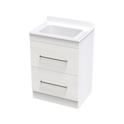 Statesman Double Drawer 600mm Floor Vanity