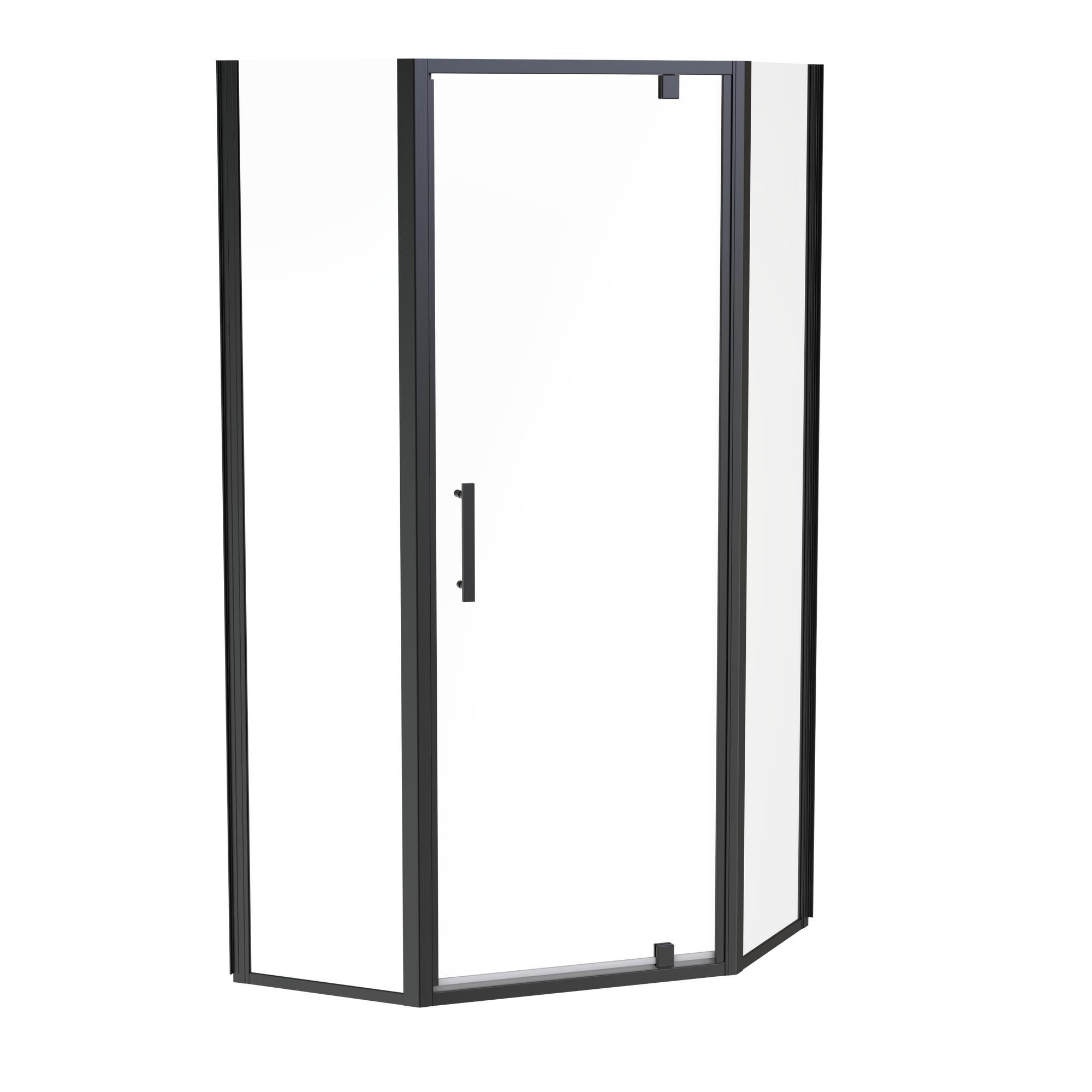 Millennium Angle Corner 2 Sided Pivot Shower Door Set