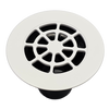 EasyClean Waste Lid Assembly for Showers - White