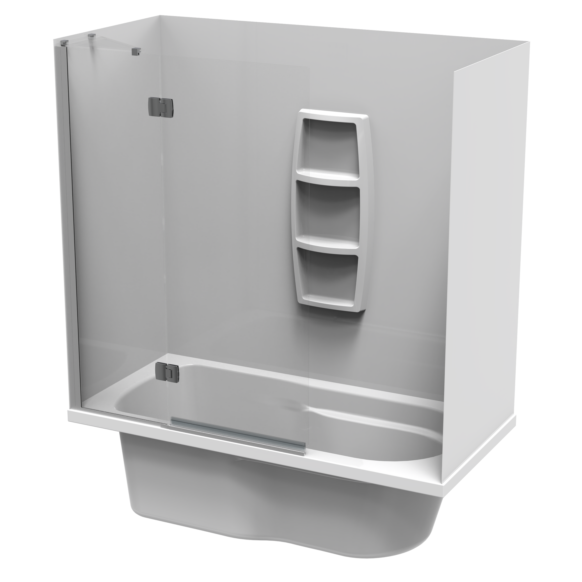 Kahlo Platinum Panel Moulded Wall Shower Over Bath kahlo-platinum-panel-moulded-wall-shower-over-bath