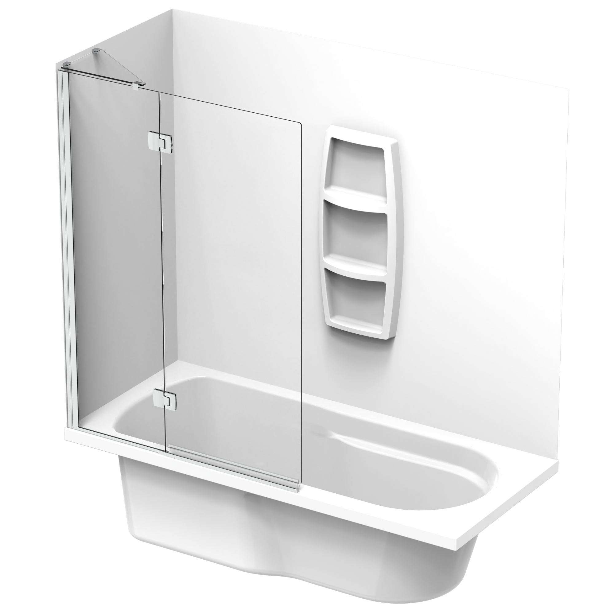 Kahlo Platinum Panel Moulded Wall Shower Over Bath kahlo-platinum-panel-moulded-wall-shower-over-bath
