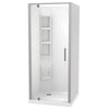 Millennium Square 3 Sided Pivot Door Acrylic Wall Shower