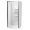 Sierra Square 3 Sided Pivot Door Acrylic Wall Shower