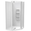 Sierra Angle Corner 2 Sided Pivot Door Acrylic Wall Shower