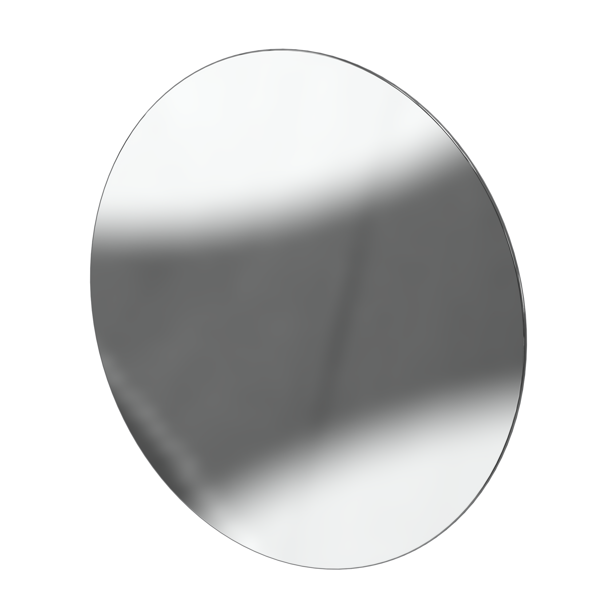 Polytec Rounded Mirror Polished Edge Round Mirror